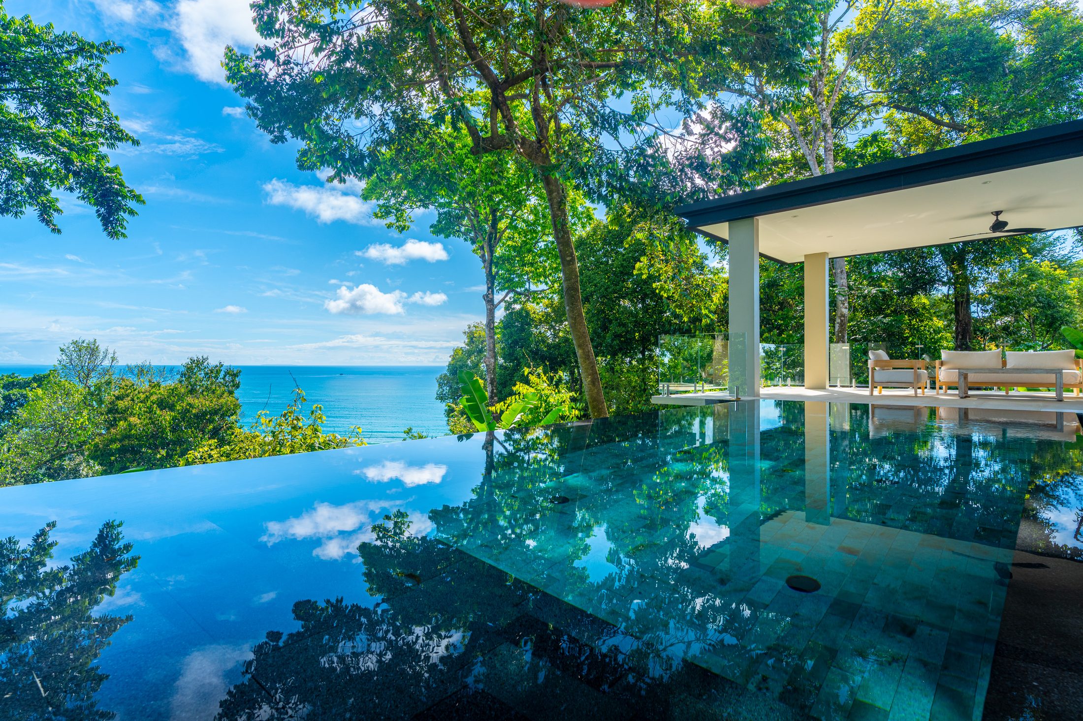 Covered terrace